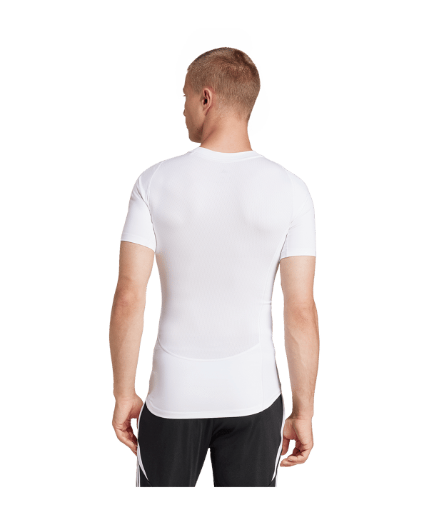 adidas Techfit Longsleeve Weiß - weiss