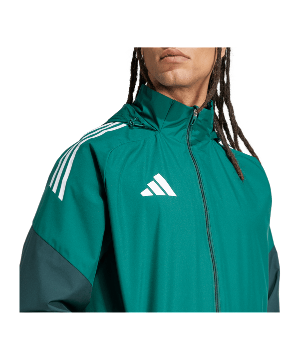 adidas Tiro 25 Competition Regenjacke Grün | - gruen