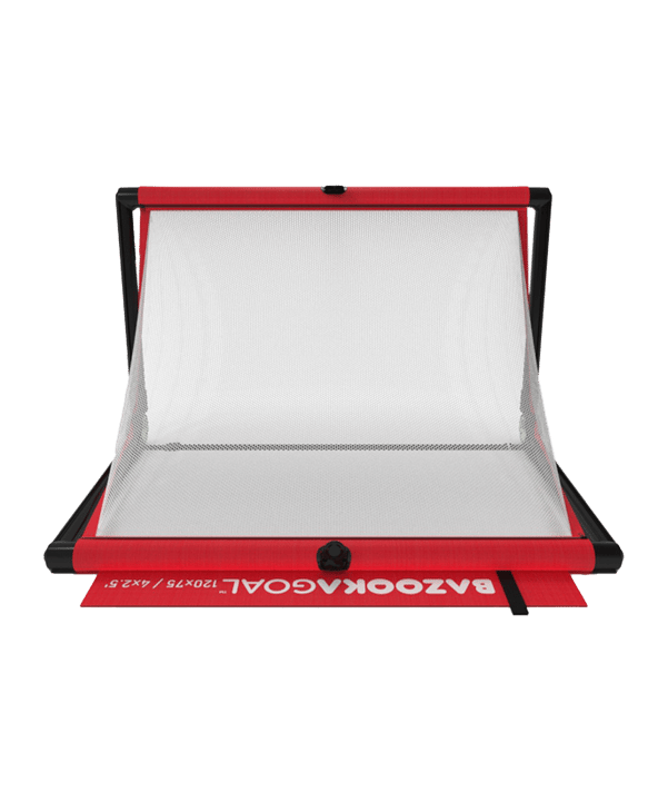 BAZOOKAGOAL CLASSIC PVC | 120x75cm | Rot Weiss | - rot