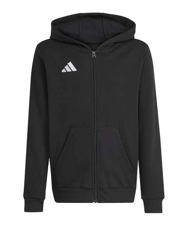 adidas Entrada 26 Kapuzenjacke Kids Schwarz 