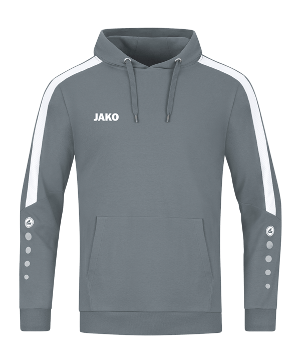 JAKO Power Hoody Grau Weiss F840
