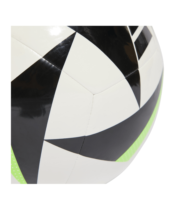 adidas Fussballliebe Club Trainingsball EM 2024 Weiss Schwarz Grün - weiss