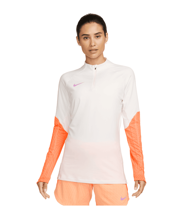 Nike Strike Sweatshirt Damen Beige Orange Lila