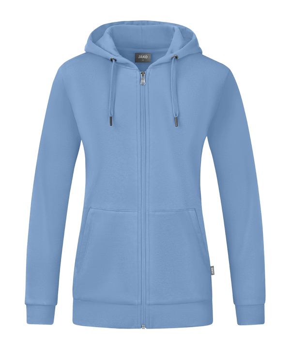 Jako Organic Kapuzenjacke Damen Blau F460