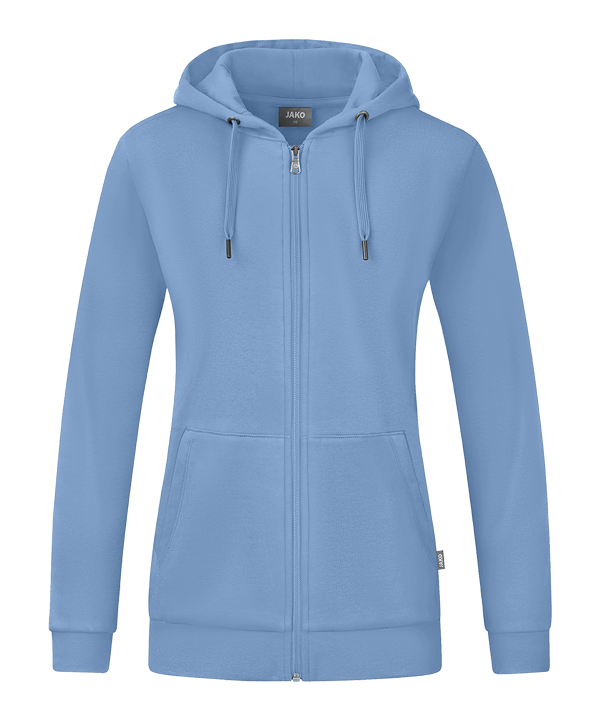 Jako Organic Kapuzenjacke Damen Blau F460