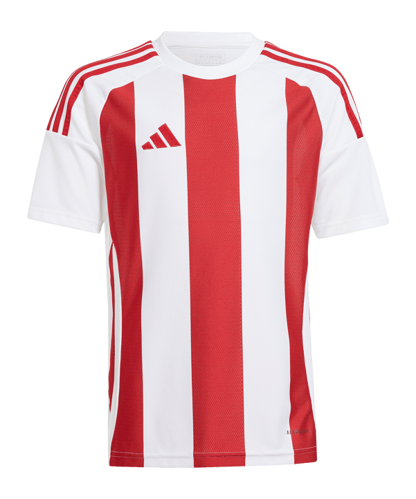 adidas Striped 24 Trikot Kids Weiss Rot