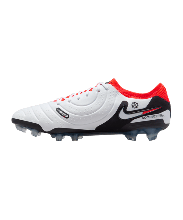 Nike Tiempo Legend X Elite FG Ready Weiss Schwarz Rot F100 - weiss
