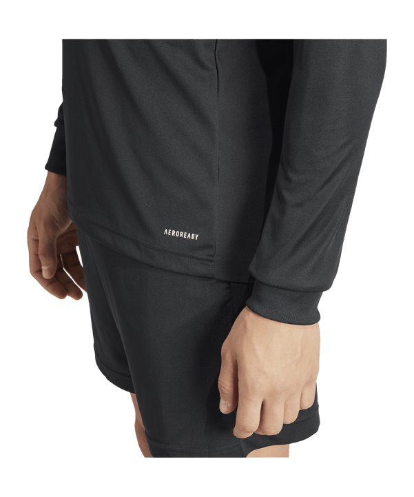 adidas Trikot langarm Schwarz - schwarz