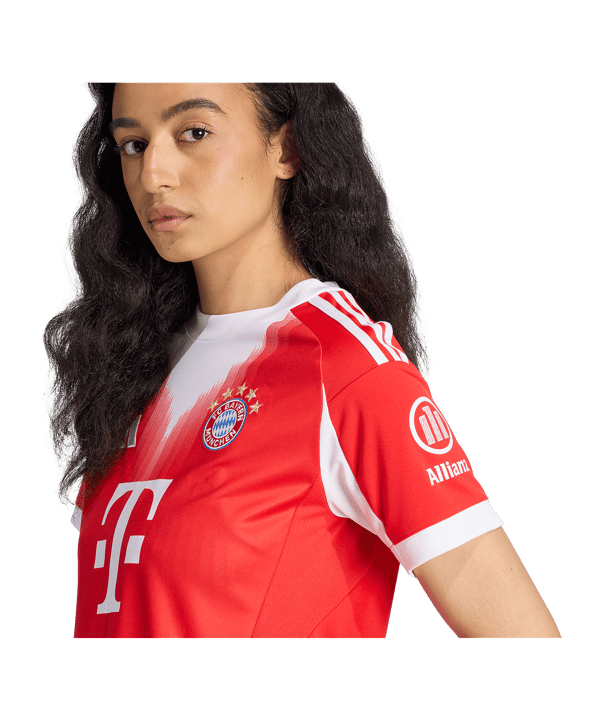 adidas FC Bayern München Trikot Home 2025/2026 Damen Rot - rot