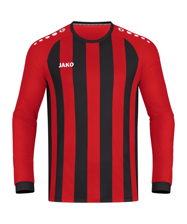 JAKO Inter Trikot Langarm Rot Schwarz F111