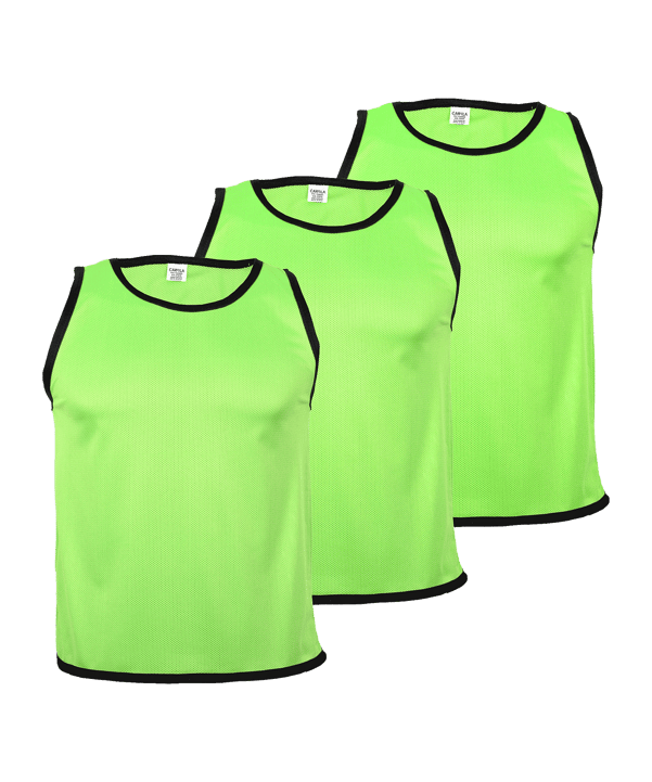 Cawila ACADEMY Trainingsleibchen 3er Set Kids Grün