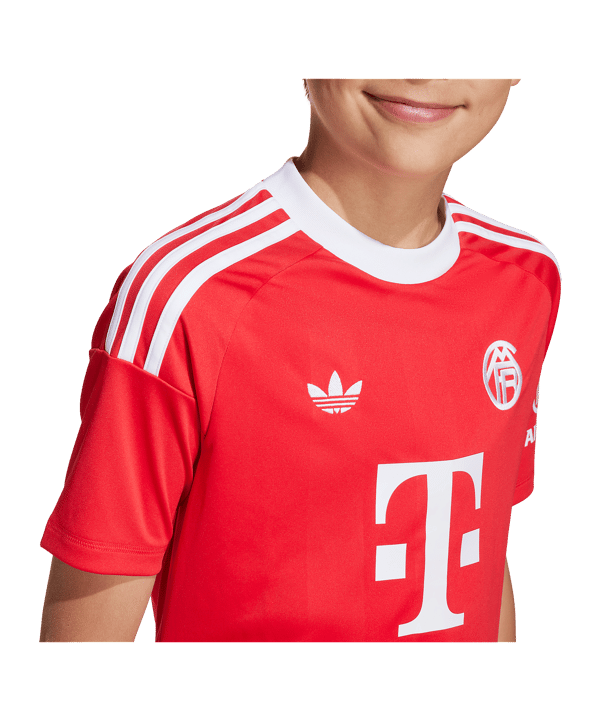 adidas FC Bayern München Torwarttrikot 3rd 2025/2026 Kids Rot - rot