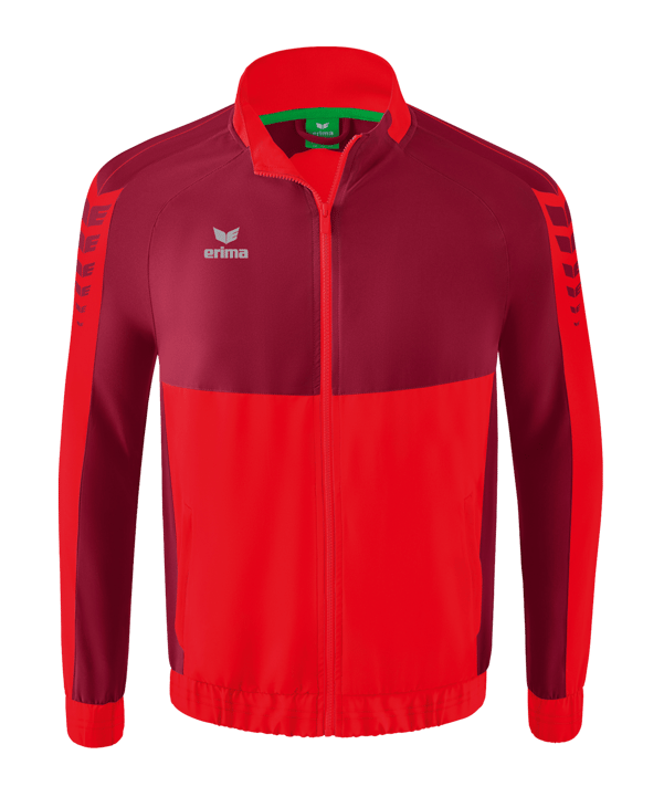 Erima Six Wings Präsentationsjacke Rot - rot