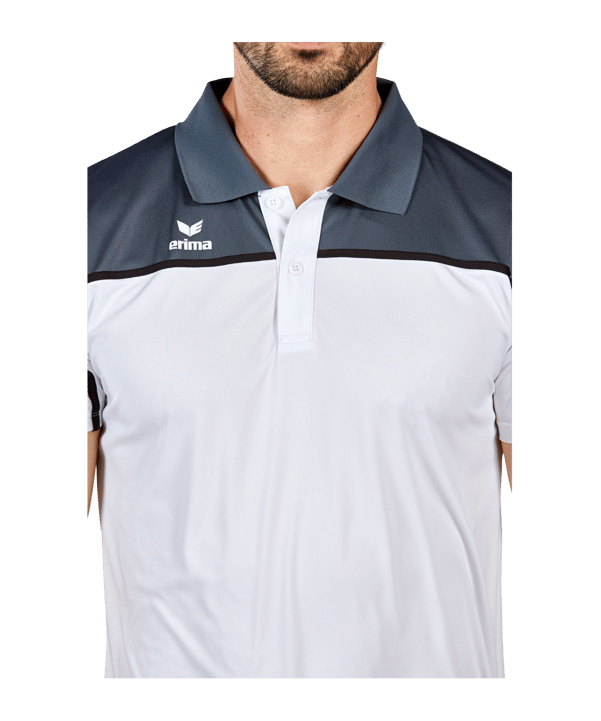 Erima Change by Poloshirt Weiss Grau - weiss