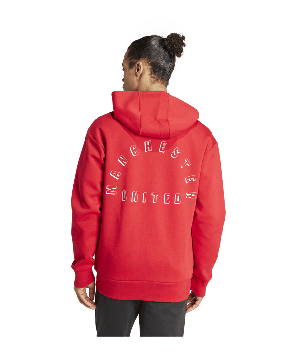 adidas Manchester United Anthem Jacke Rot - rot