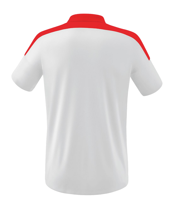 Erima Change by Poloshirt Weiss Rot | - weiss