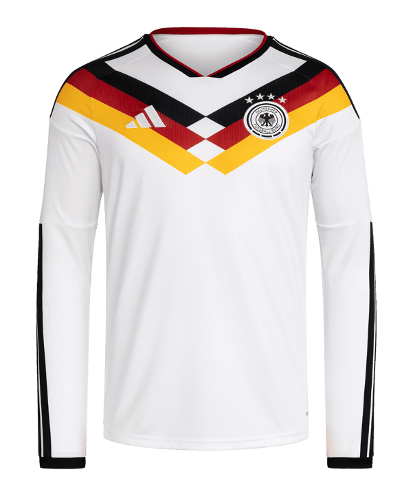 adidas DFB Deutschland Trikot Langarm Home WM |  2026 Weiß - weiss