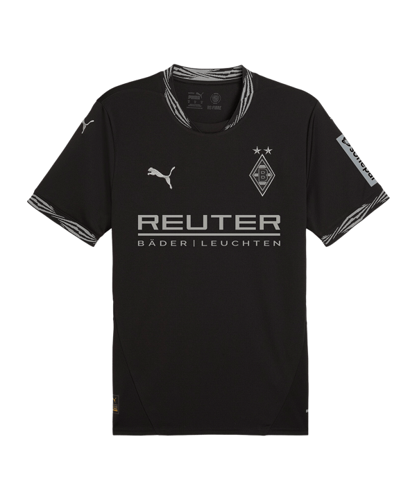 PUMA Borussia Mönchengladbach Trikot 3rd mit Sponsor 2024/2025 Schwarz F08 - schwarz