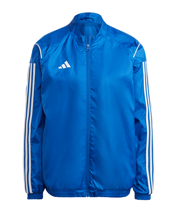 adidas Tiro 23 Competition Präsentationsjacke Damen Blau - blau