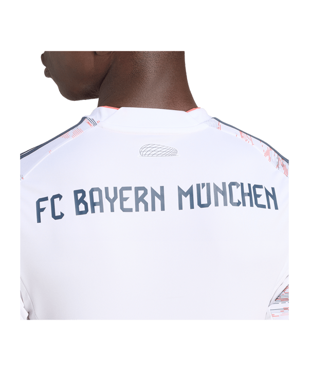 adidas FC Bayern München Trikot Away 2025/2026 Weiß - weiss