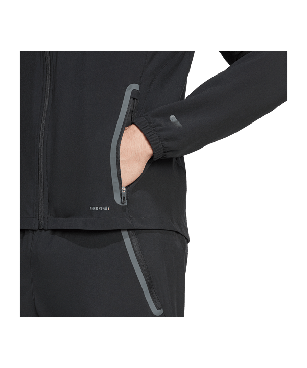 adidas Algerien Tiro Tech Travel Jacke Schwarz - schwarz