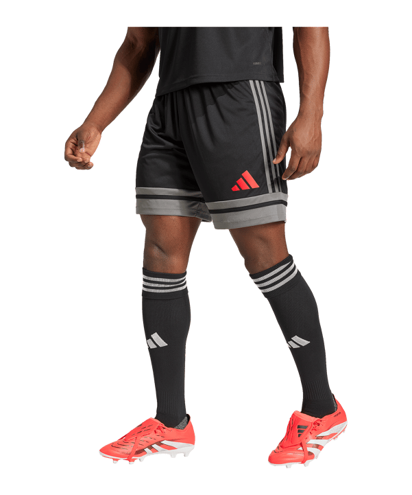 adidas Squadra 25 Short Schwarz/Grau - schwarz