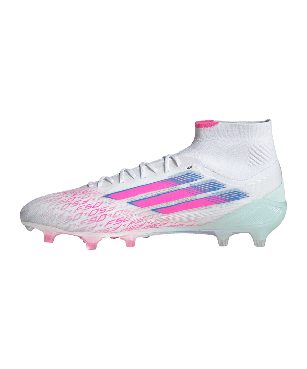 adidas F50 Sparkfusion Elite Mid FG/AG Trinity Rodman Signature Damen Weiß - weiss