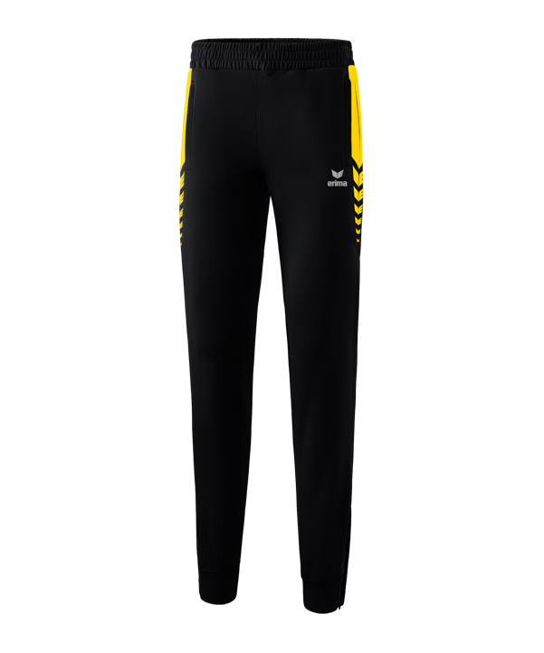 Erima Six Wings Worker Hose Damen Schwarz Gelb