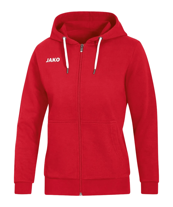 JAKO Base Kapuzenjacke Damen Rot F01
