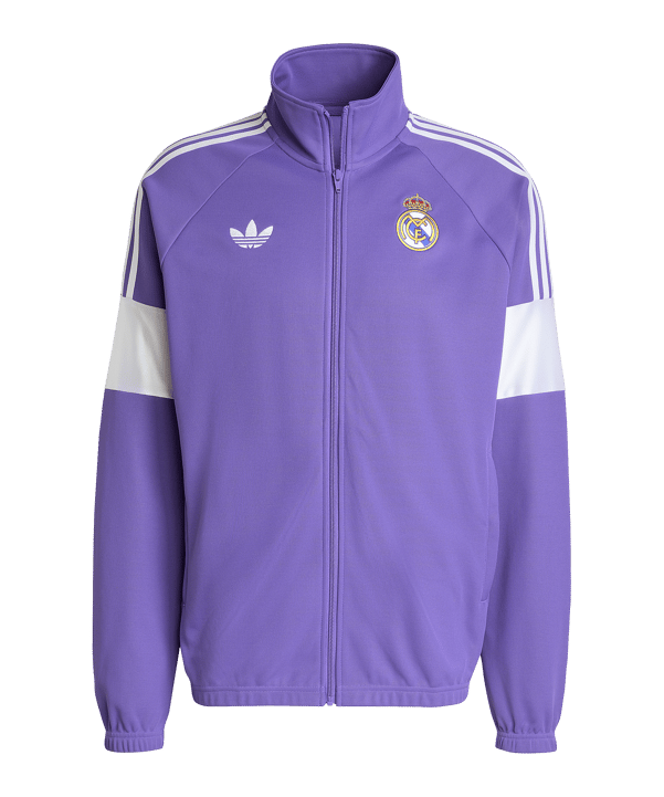 adidas Real Madrid Lfstlr Track Sweatshirt Lila - lila