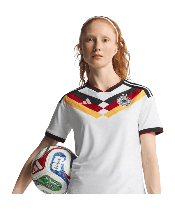adidas DFB Deutschland Authentic Trikot Home WM |  2026 Damen 2 Sterne Weiß - weiss