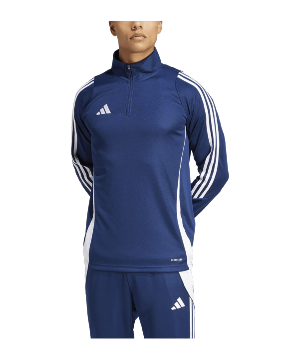 adidas Tiro 24 Trainingstop Blau Weiss - blau