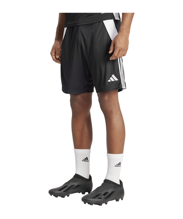 adidas Tiro 24 Trainingsshort Schwarz Weiss - schwarz
