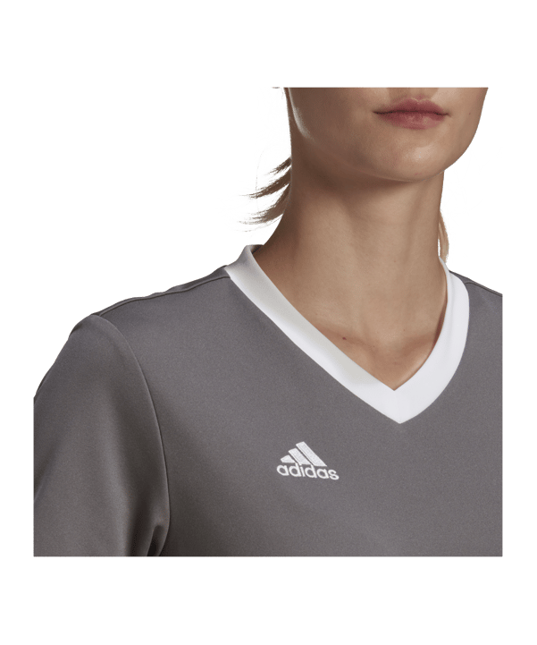 adidas Entrada 22 Trikot Damen Grau Weiss - grau