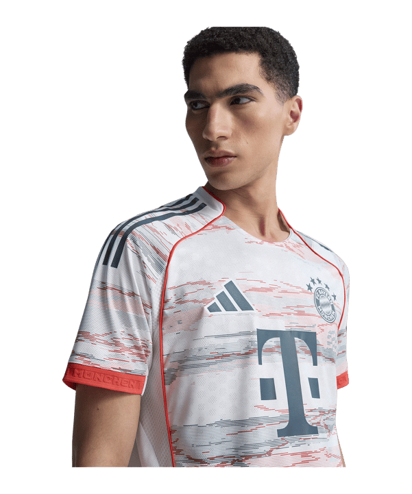 adidas FC Bayern München Authentic Trikot Away 2025/2026 Weiß - weiss