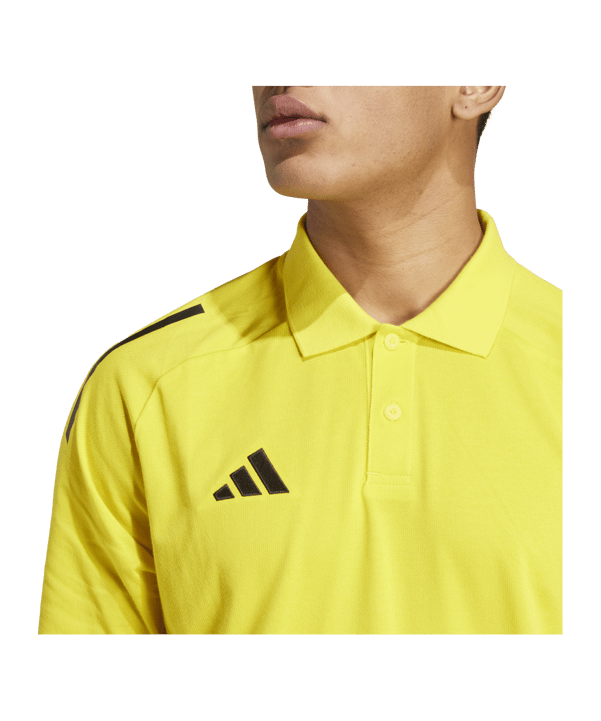 adidas Tiro 24 Competition Poloshirt Gelb Weiss - gelb