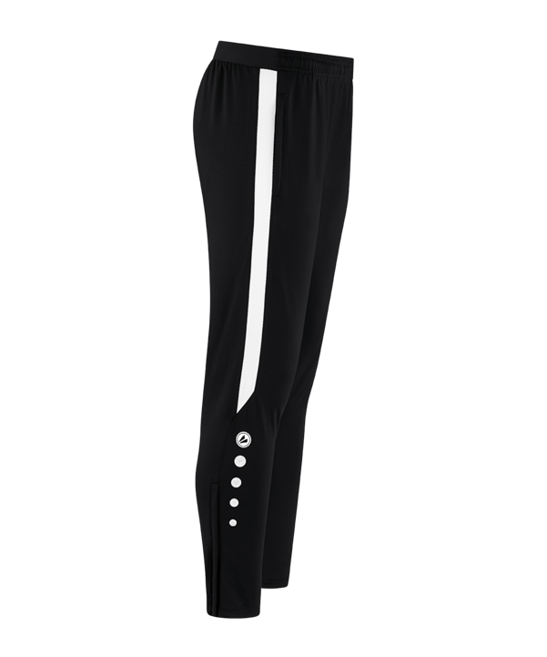 JAKO Power Trainingshose Schwarz Weiss F802 | - schwarz