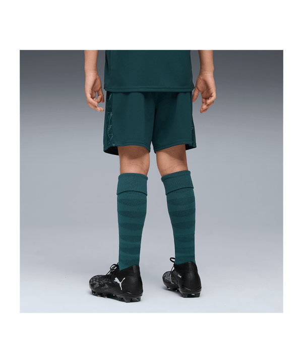 PUMA Manchester City Replica Short Kids Grün F04 - gruen