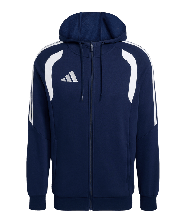 adidas Tiro 26 League Kapuzenjacke Dunkelblau 