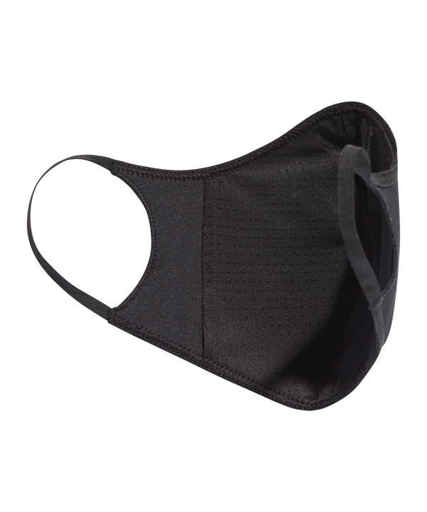 adidas Gesichtsmaske Gr. M/L 3er Set Schwarz - schwarz