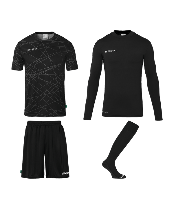 Uhlsport Prediction Torwartset F01 - schwarz