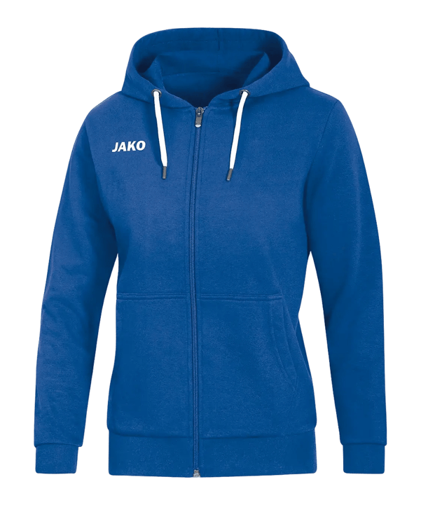 JAKO Base Kapuzenjacke Damen Blau F04 - blau