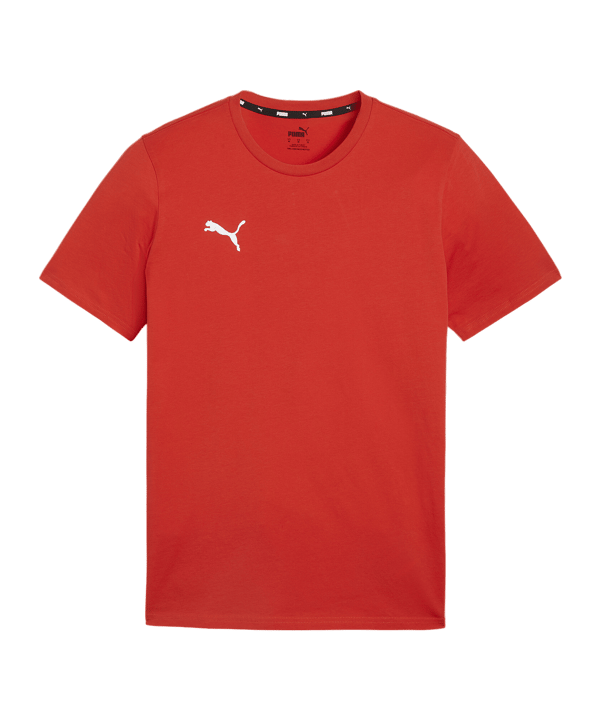PUMA teamGOAL Casuals T-Shirt Rot F01