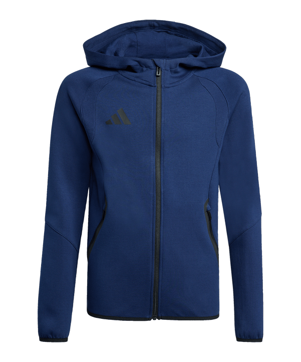 adidas Tiro Travel Hoody Kids Dunkelblau 