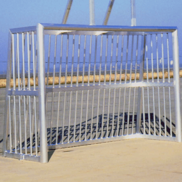 Bolzplatztor 3x2m mit Basketball Aufsatz