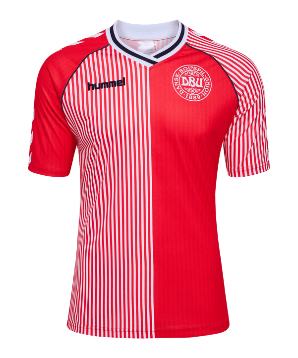 hummel DBU Dänemark 86 Replica Trikot Rot F3148 - rot