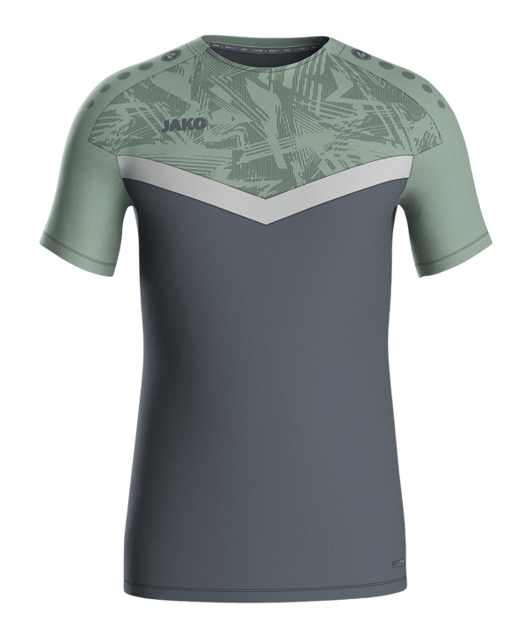 JAKO Iconic T-Shirt Grau Grün F852
