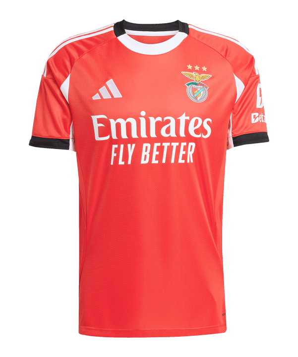 adidas Benfica Lissabon Trikot Home 2025/2026 Rot - rot