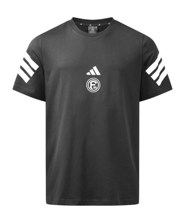 adidas Fortuna Düsseldorf Königsallee T-Shirt Schwarz - schwarz
