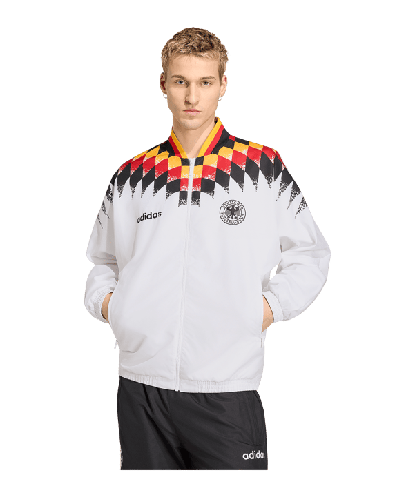 adidas DFB Deutschland Track Jacke Weiß - weiss